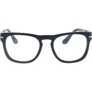 Persol Stiliga Solglasögon med Unik Design Black, Herr