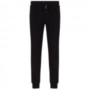 Armani Exchange Svarta Herrjoggers Urban Stil Black, Herr