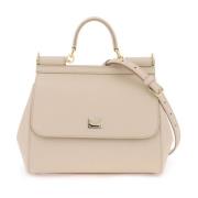 Dolce & Gabbana Sicily Medium Handväska Beige, Dam