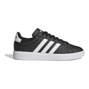 Adidas Originals Bekväma Court Sneakers med Cloudfoam Dämpning Black, ...