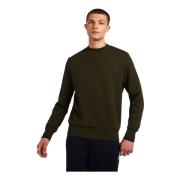 Fred Perry Herr Sweatshirt med Krullig Fåll Green, Herr