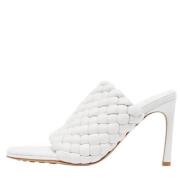 Bottega Veneta Vintage Pre-owned Laeder sandaler White, Dam