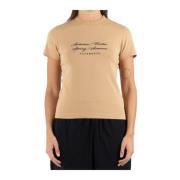 Vetements Tryckt Dam T-shirt Brown, Dam