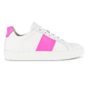 National Standard Handgjorda Neon Pink Sneakers Pink, Dam
