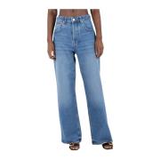 Jacquemus Vida Ben Denim Jeans Blue, Dam