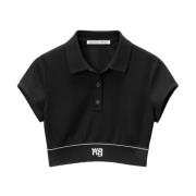 Alexander Wang Svarta T-shirts och Polos Black, Dam