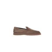 Tod's Platta Mockasiner i Mocka Brown, Herr