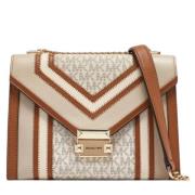 Michael Kors Pre-owned Pre-owned Laeder axelremsvskor Beige, Dam