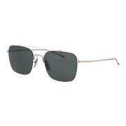 Thom Browne Stiliga solglasögon Tb-120 Gray, Herr