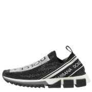 Dolce & Gabbana Pre-owned Pre-owned Laeder sneakers Black, Dam
