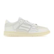 Amiri Vita Läder Skel Sneakers White, Herr