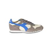 Diadora Grå Chic Läder Sneakers Multicolor, Dam