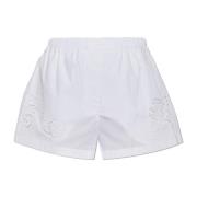 Versace Bomullsshorts White, Dam