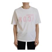 Dsquared2 Vit Logo Print Crewneck T-shirt White, Dam