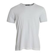 Dolce & Gabbana Lyxig Vit Bomull T-shirt White, Herr