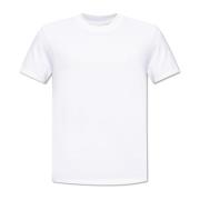 Ami Paris T-shirt med logotyp White, Herr