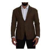 Dsquared2 Grön Blazer Jacka Regular Fit Green, Herr