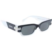 Versace Stiliga solglasögon med unik design Black, Dam