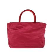 Prada Vintage Pre-owned Tyg prada-vskor Red, Dam