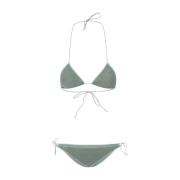 Oseree Grön Havskläder Bikini Lurex Green, Dam