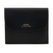 A.p.c. Fashionable Wallet for Men and Women Black, Dam