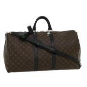 Louis Vuitton Vintage Pre-owned Canvas handvskor Brown, Dam