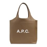 A.p.c. 'Ninon' shopper väska Brown, Dam