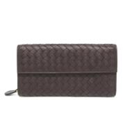 Bottega Veneta Vintage Pre-owned Laeder plnbcker Brown, Dam