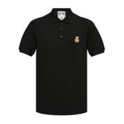 Moschino Polo med en lapp Black, Herr