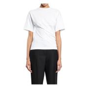 TotêMe Vit Twisted Jersey Tee White, Dam