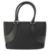 Gucci Vintage Pre-owned Canvas totevskor Black, Dam