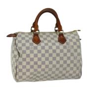 Louis Vuitton Vintage Pre-owned Canvas louis-vuitton-vskor Beige, Dam