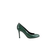 Dolce & Gabbana Pre-owned Pre-owned Tyg klackskor Green, Dam