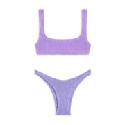 Reina Olga Square-Cut Bikini Set Purple, Dam