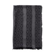 Liu Jo Jacquard Lurex Stola Black, Dam