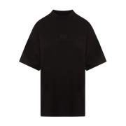 Balenciaga Tvättad Svart T-shirt Black, Dam