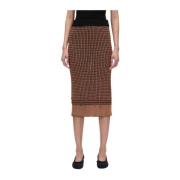 3.1 Phillip Lim Bi-Color Knit Pencil Skirt Brown, Dam