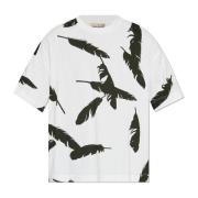 Alexander McQueen Oversized T-shirt White, Dam