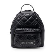 Love Moschino Dam Ryggsäck Höst/Vinter Kollektion Black, Dam