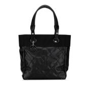 Chanel Vintage Pre-owned Tyg totevskor Black, Dam