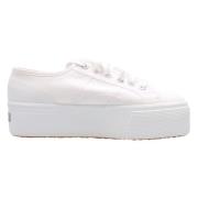 Superga Canvas Kil Sneaker White, Dam