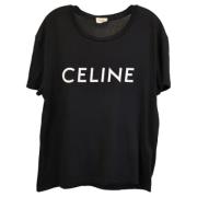 Celine Vintage Pre-owned Bomull toppar Black, Dam