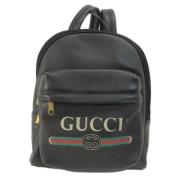 Gucci Vintage Pre-owned Laeder ryggsckar Black, Dam