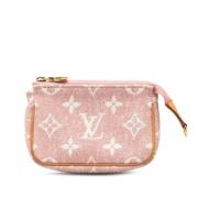 Louis Vuitton Vintage Pre-owned Denim plnbcker Pink, Dam