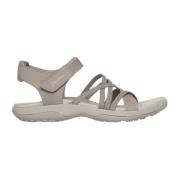 Skechers Bekväm Sandal med Memory Foam Beige, Dam