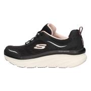 Skechers Dam Mesh Sneaker med Mjuk Sula Black, Dam