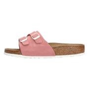 Birkenstock Stilren Sandal med Bred Rem Pink, Dam