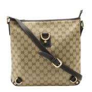 Gucci Vintage Pre-owned Canvas gucci-vskor Beige, Dam