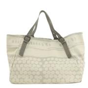 Bottega Veneta Vintage Pre-owned Canvas totevskor Beige, Dam