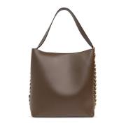 Stella McCartney Frayme bucket-style axelväska Brown, Dam